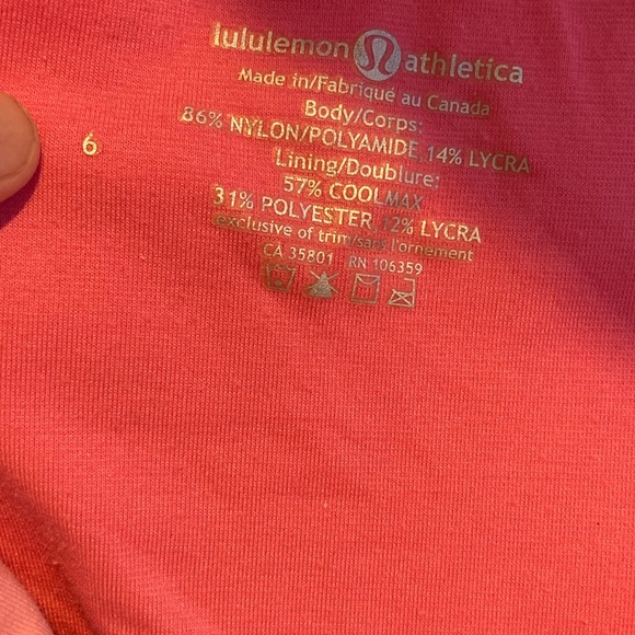 Lululemon size 6 - Picture 3 of 3